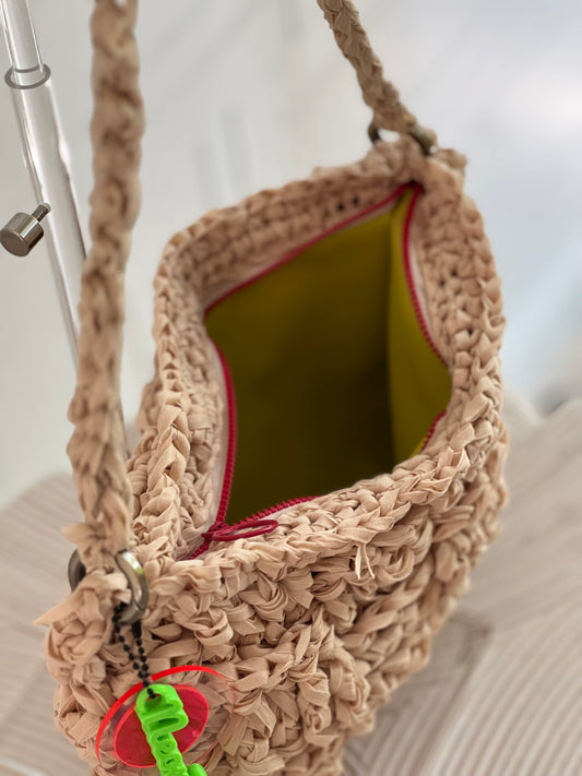 Raffia Shoulder Bag
