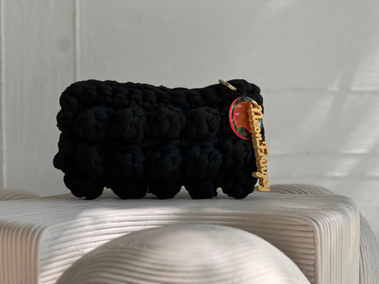 Black Bubble Clutch SM