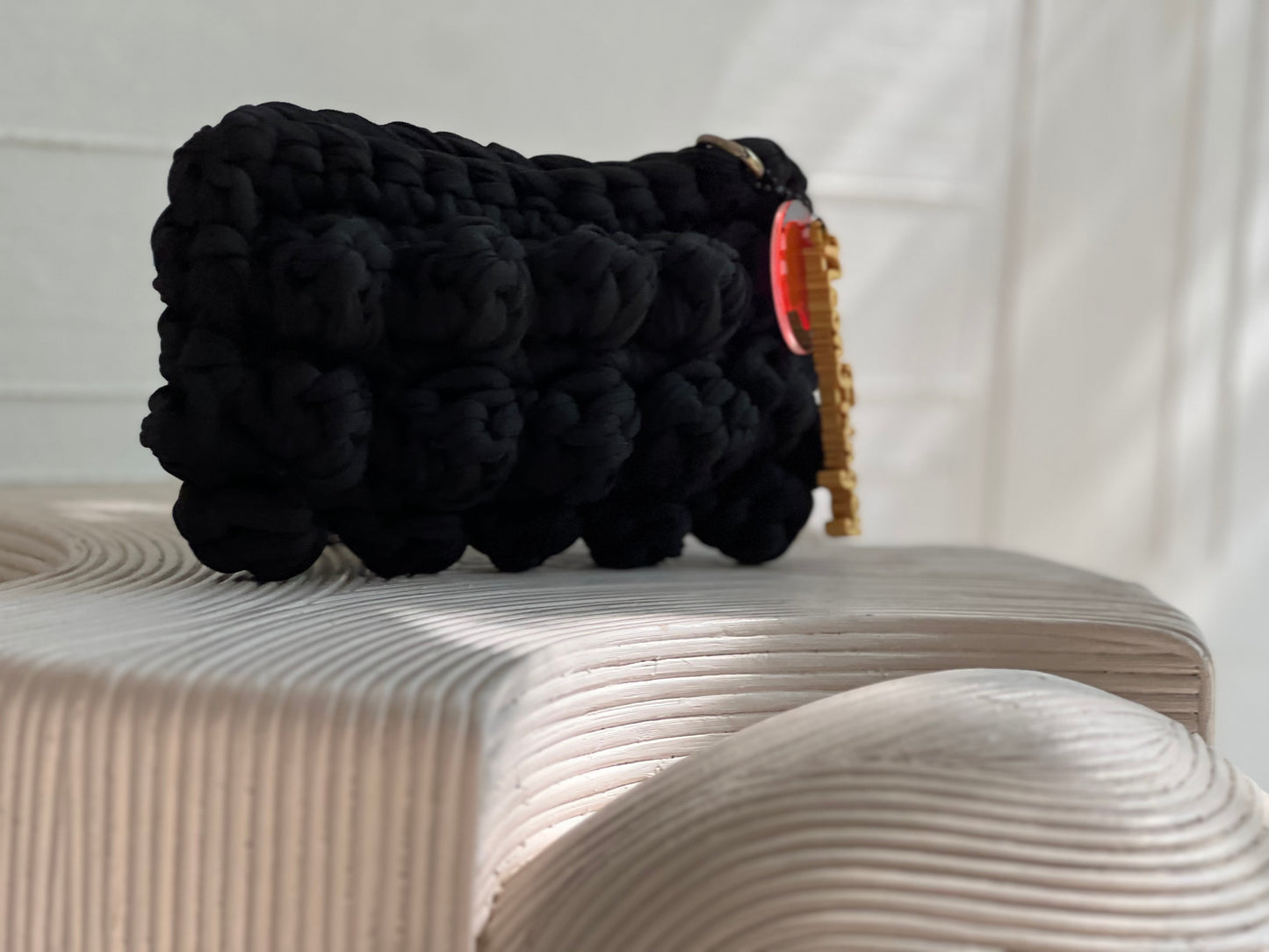 Black Bubble Clutch SM