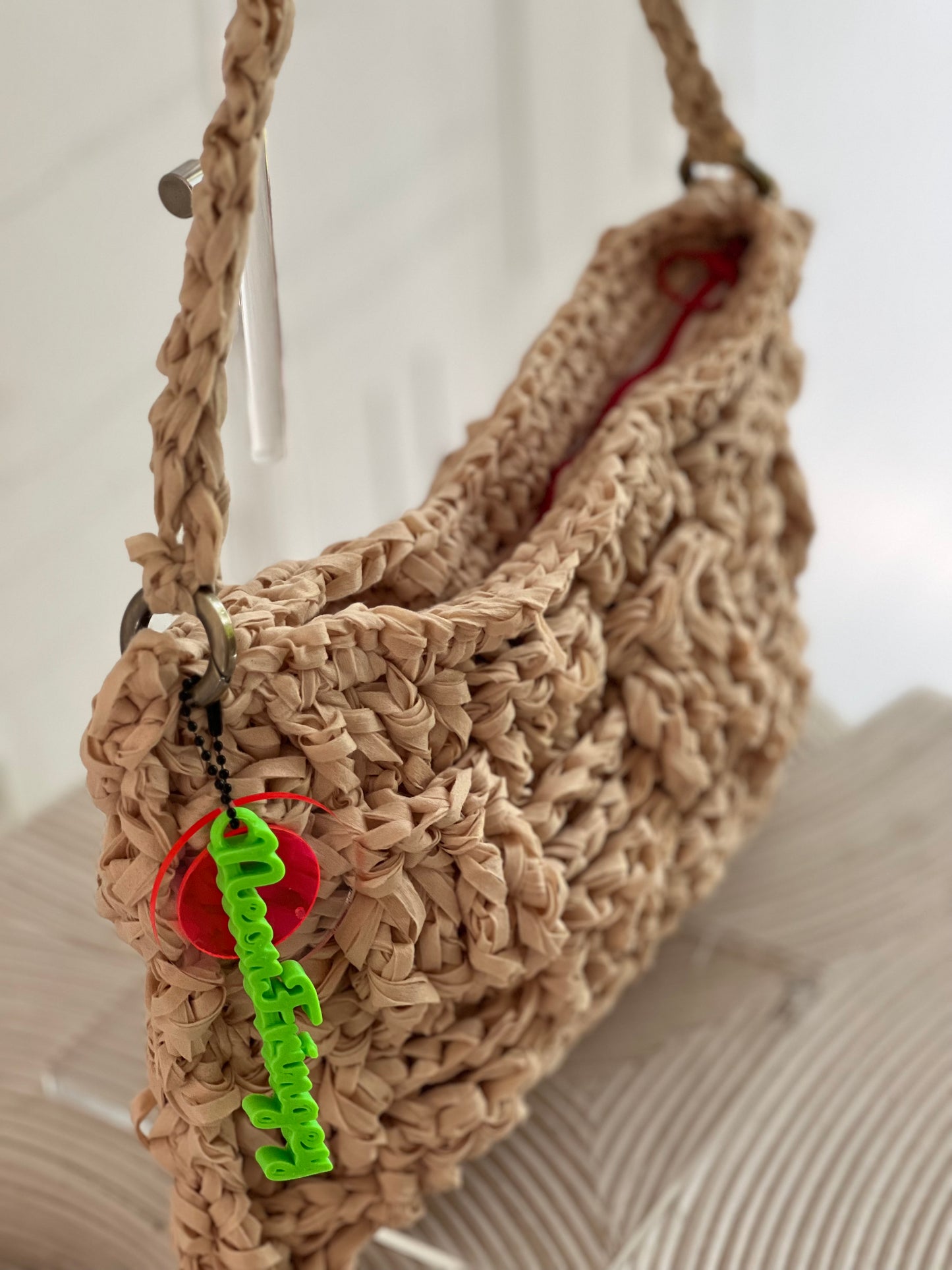 Raffia Shoulder Bag