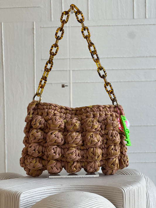 Tan Bubble Bag