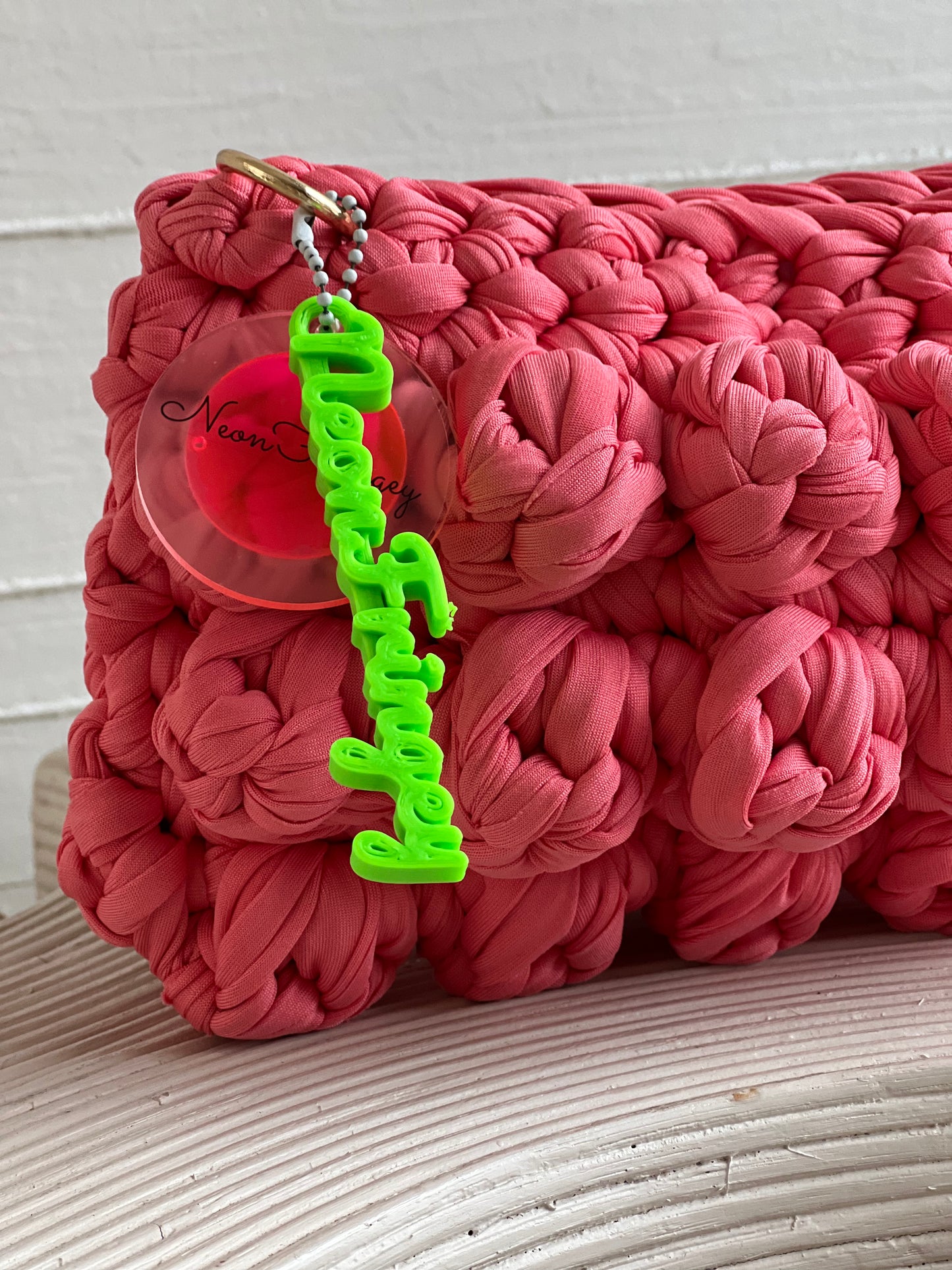 PINK BUBBLE CLUTCH MINI