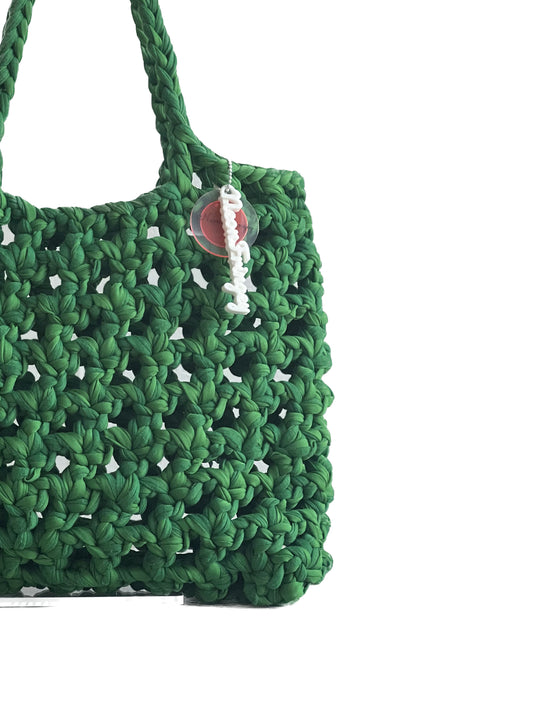 Green Fat Net Beach Tote