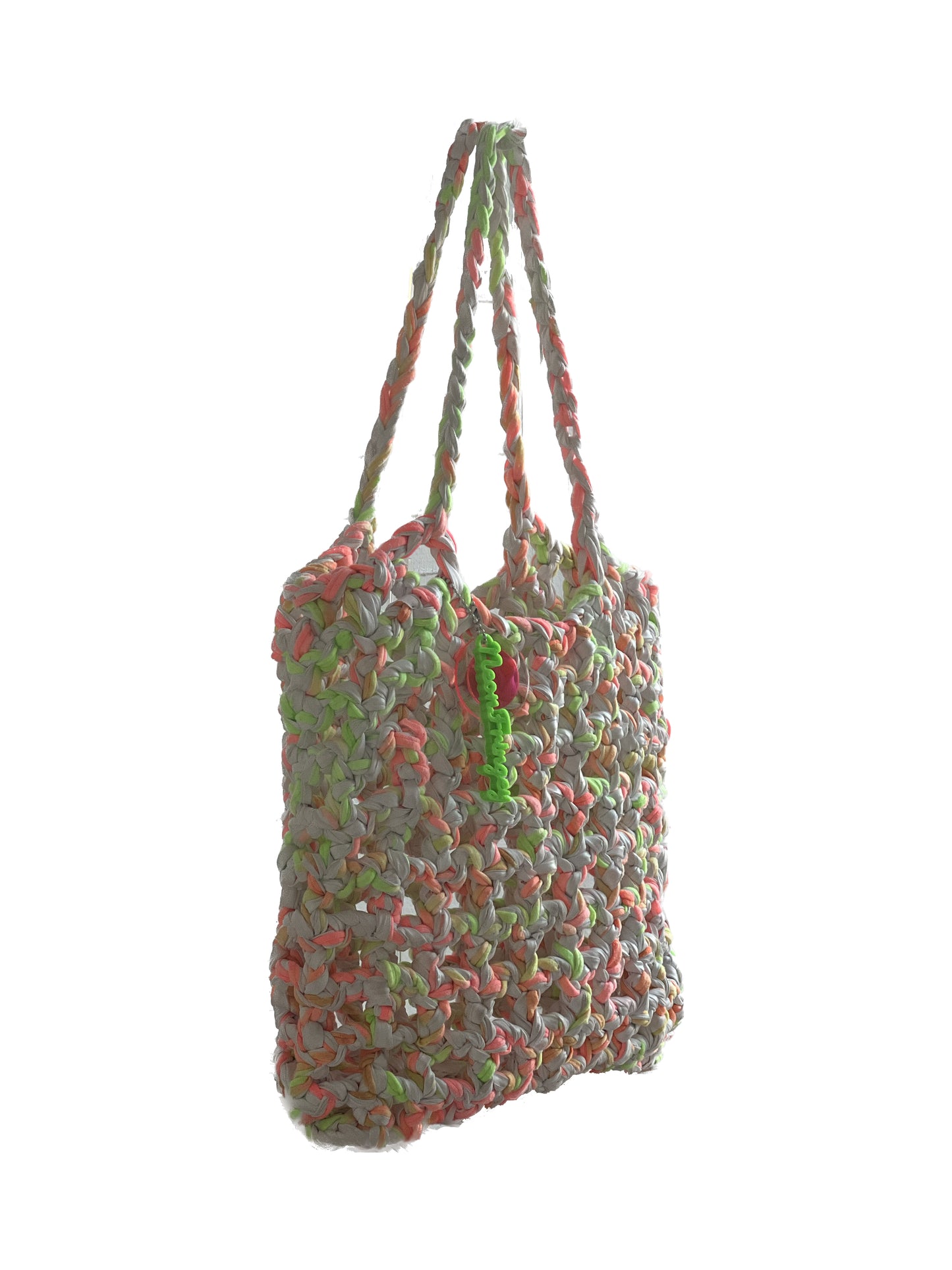 Neon Fat Net Beach Tote