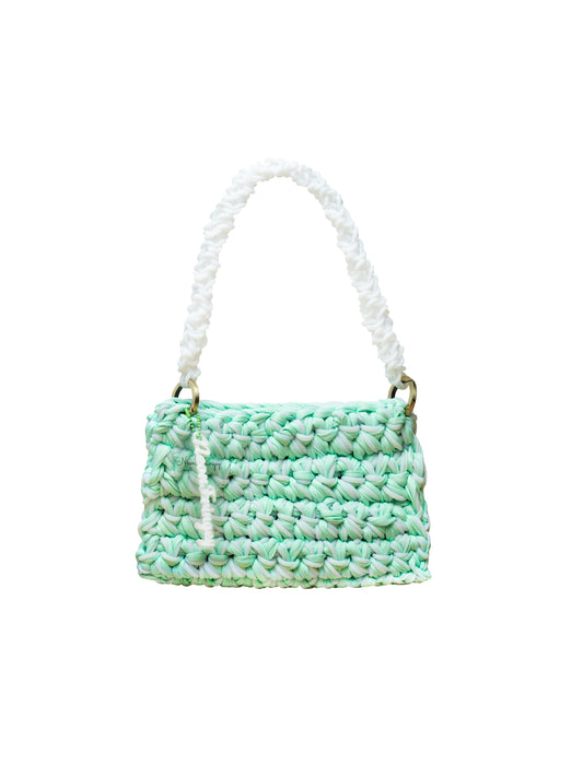 Mint Translucent Bubble Bag