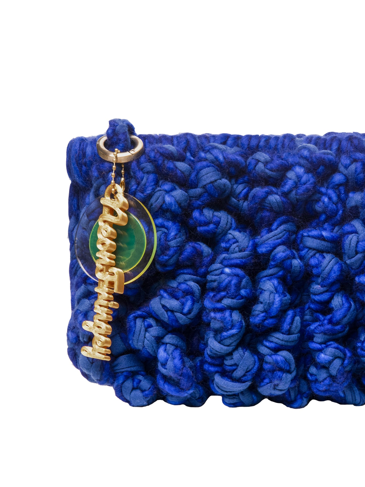 Royal Blue Squiggle Clutch