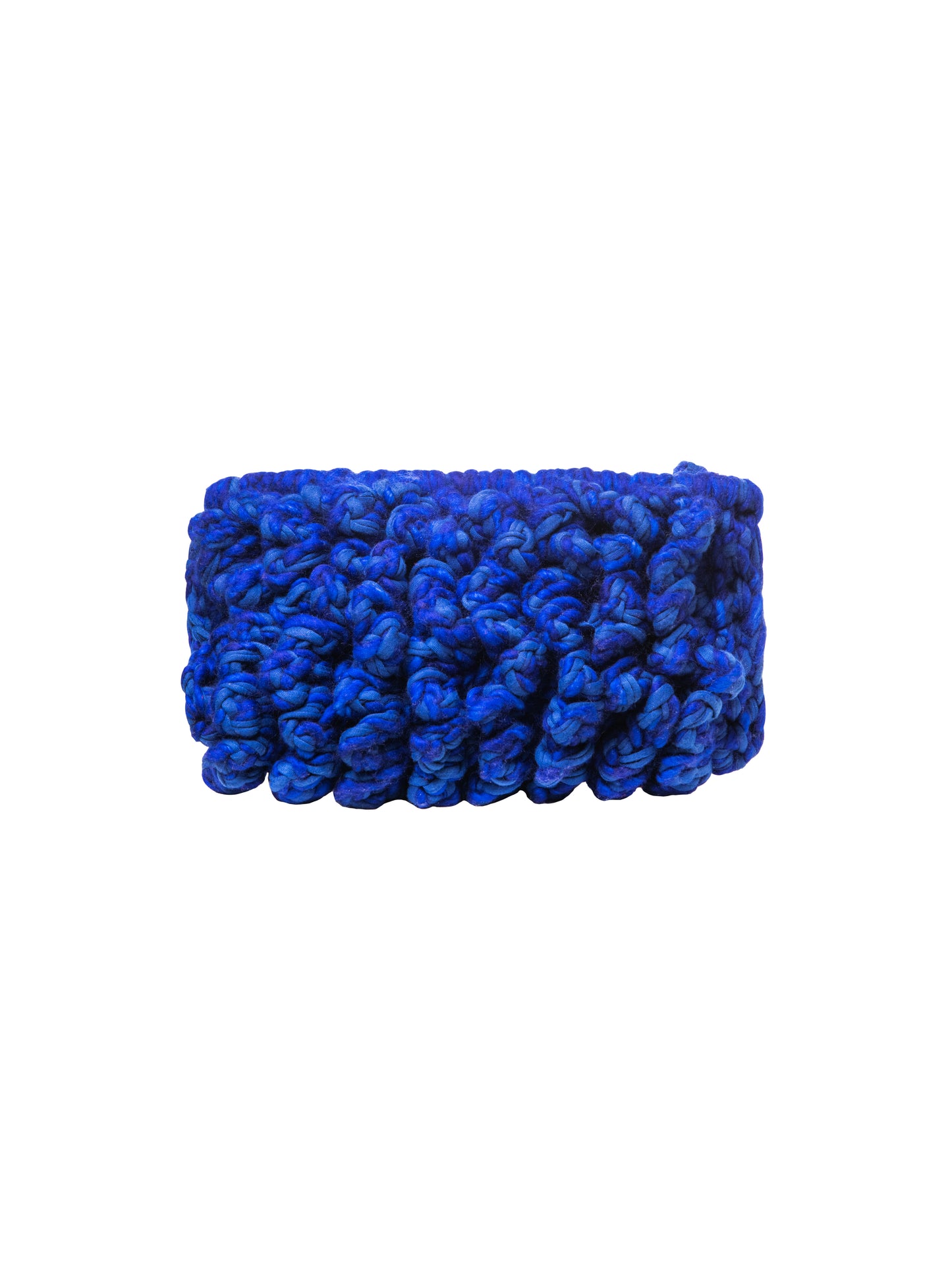 Royal Blue Squiggle Clutch