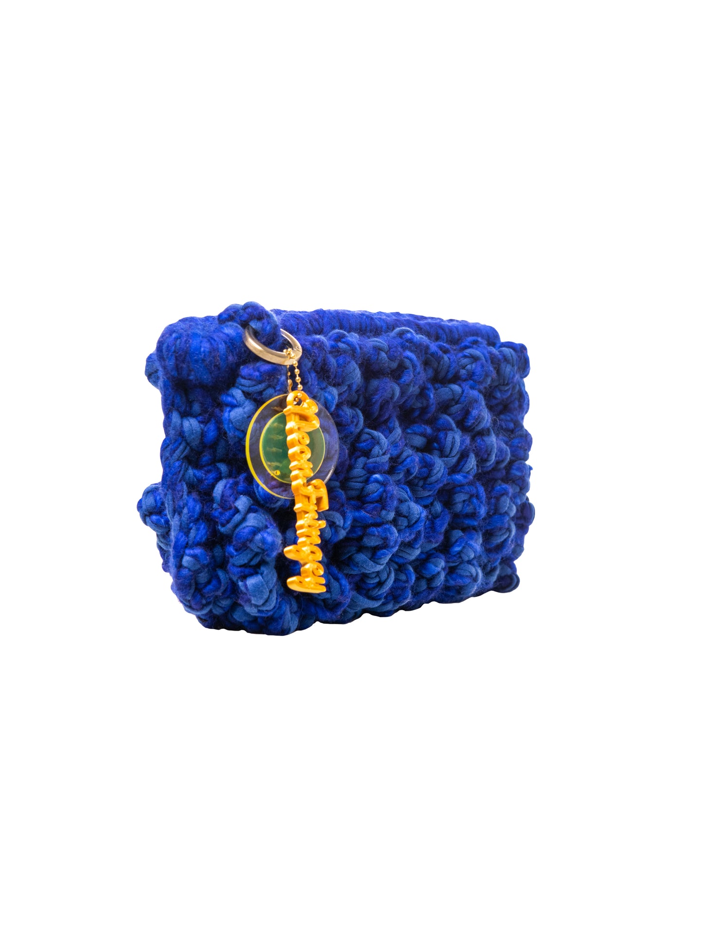 Royal Blue Squiggle Clutch