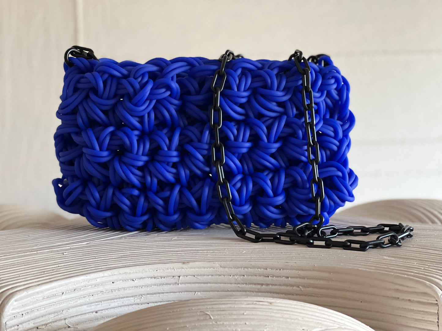 Blue Tube Bag