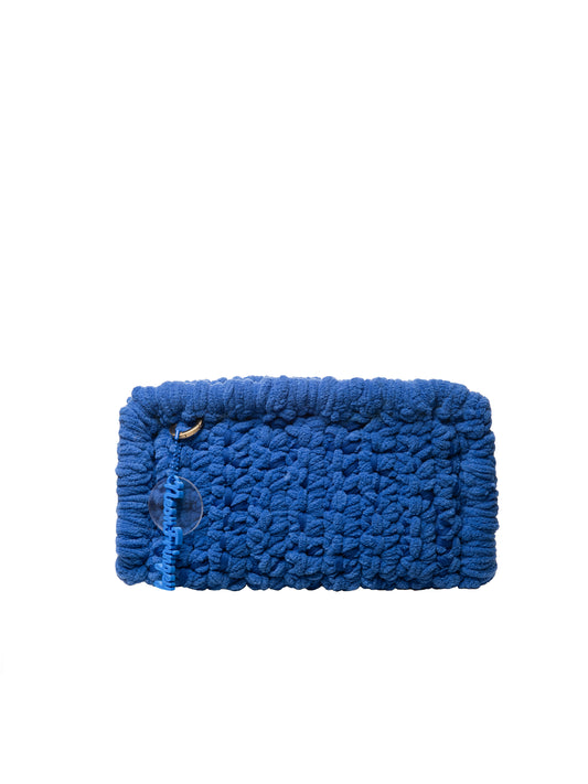 BLUE BORDER CLUTCH