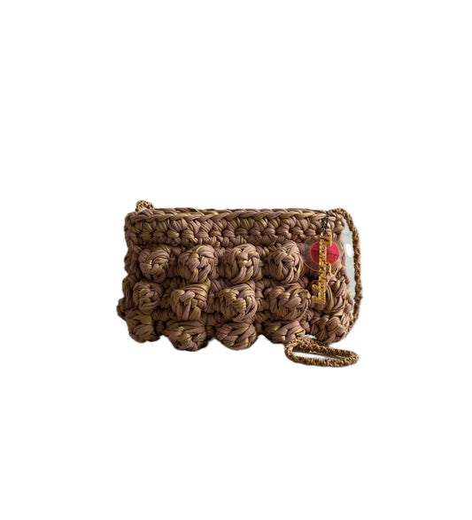 Small Tan Bubble Bag