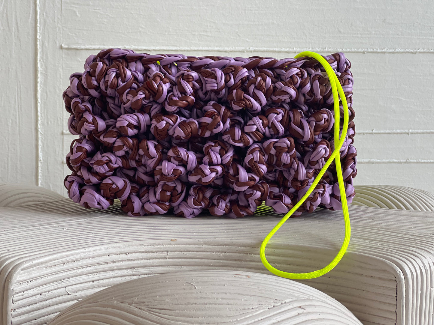Purple Squiggle Bag Small