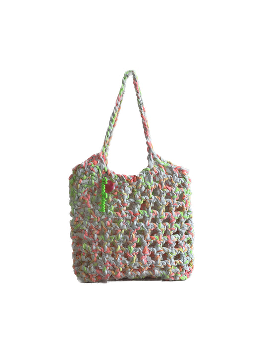 Neon Fat Net Beach Tote
